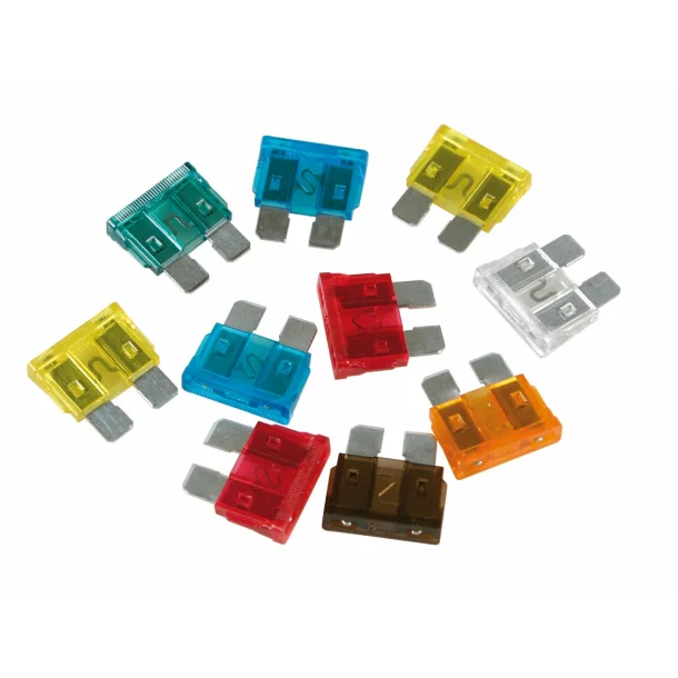 Set 10 assorted plug-in fuses
