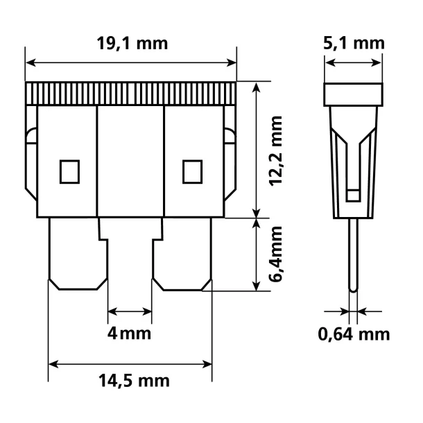 Set sigurante plate 10buc - Lampa