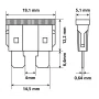 10 db vegyes lapos biztosíték - Lampa