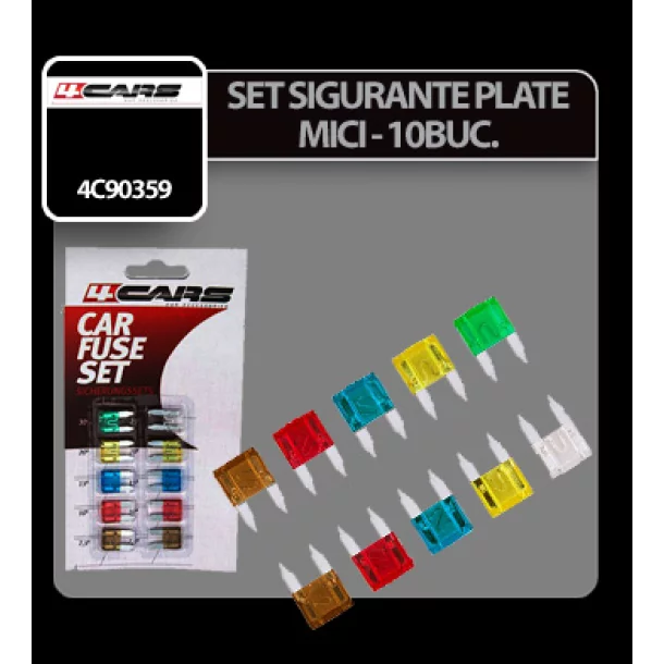 Set 10 assorted micro-blade fuses - 4Cars