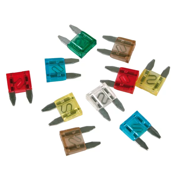 Set 10 assorted micro-blade fuses