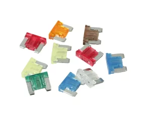 Set 10 micro-low profile fuses, 12/32V