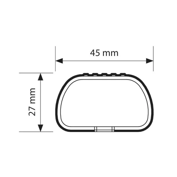 Club acél tetőcsomagtartó rúd szett, hosszanti rúdakon szerelhető 2db - L - 127 cm