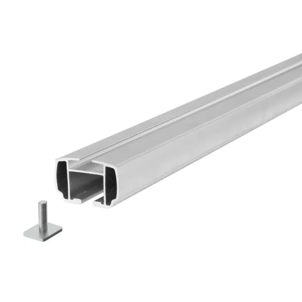 Helio Rail, complete set aluminium roof bars - L - 127 cm