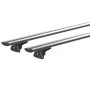 Set suporti portbagaj complet Silenzio In-Rail din aluminiu, montaj in sina 2buc - L - Evos IA