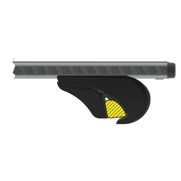 Silenzio Rail, complete set aluminium roof bars - L - Evos RA