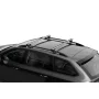 Silenzio Rail, complete set aluminium roof bars - XL - Evos RA