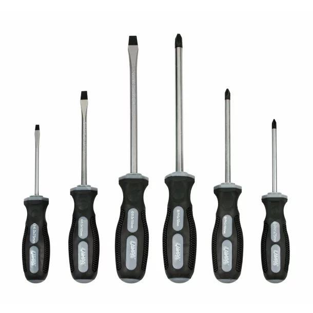 Assorted screwdriver set, 6 pcs