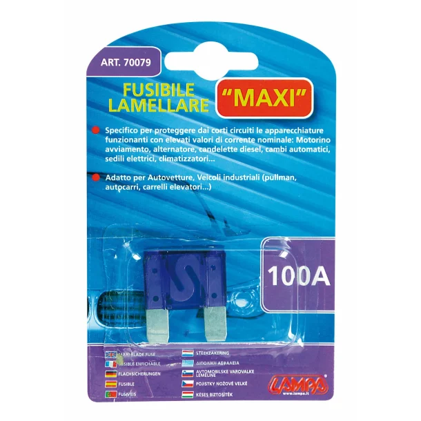 Maxi lapos biztosíték - 100A