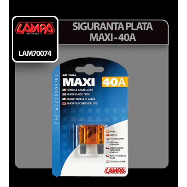 Maxi lapos biztosíték - 40A