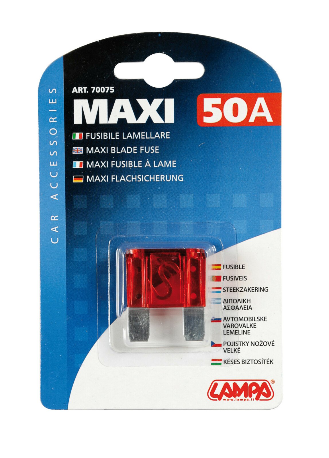 Maxi lapos biztosíték - 50A thumb
