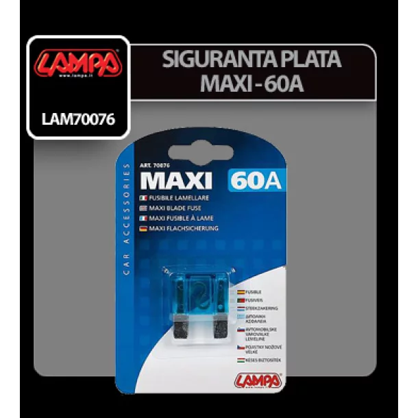 Maxi lapos biztosíték - 60A