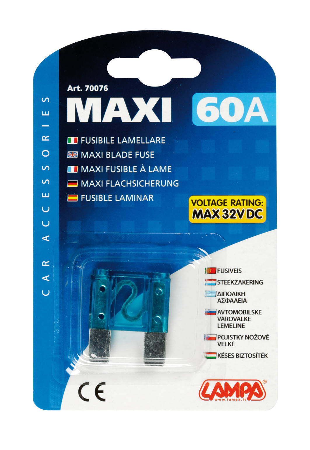 Maxi lapos biztosíték - 60A thumb
