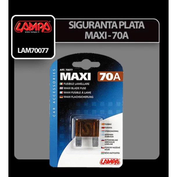 Maxi lapos biztosíték - 70A