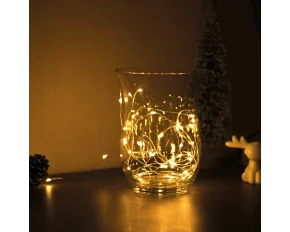 Karácsonyi LED fényfüzér - 5 m - 50 LED - melegfehér - 3 x AA