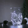 Christmas LED garland - 5 m - 50 LEDs - cold white - 3 x AA