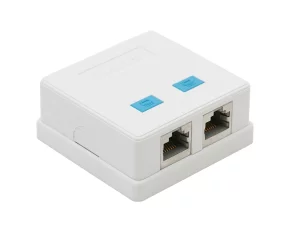 Double wall socket - 8P8C FTP Cat.5