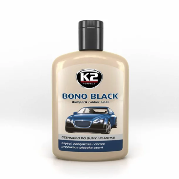 K2 Bono Black gumi és lökhárító befeketítő 200ml