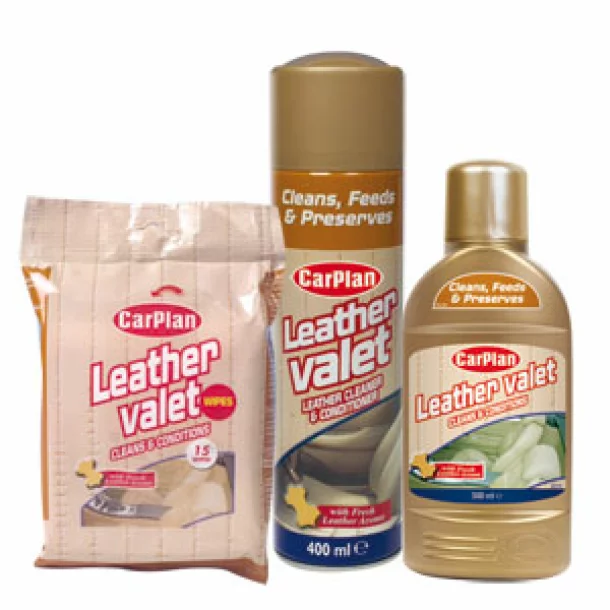 CarPlan Leather Valet - cream 400ml