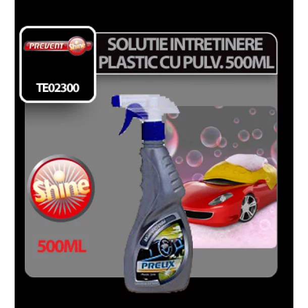 Prelix plastic care liquid with sprayer head 500ml