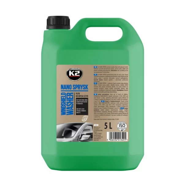 Summer screen-wash, lemon scent, K2 Nano Sprysk, 5 liters