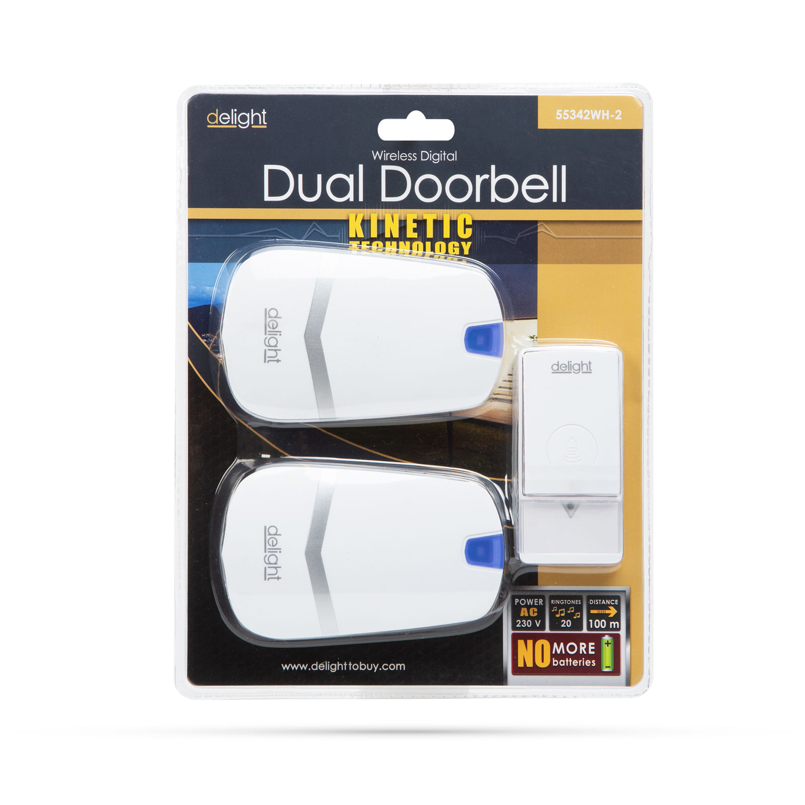 Kinetic Battery-free Wireless Doorbell thumb
