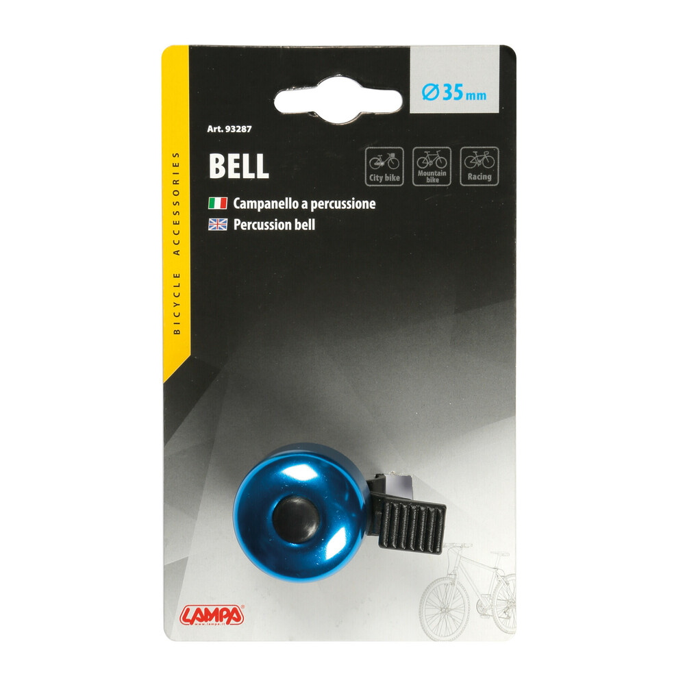 Aluminium percussion bell - Blue thumb