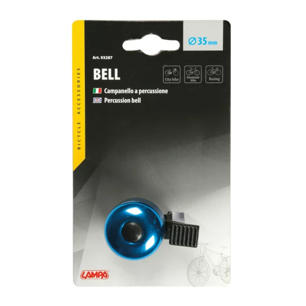 Aluminium percussion bell - Blue
