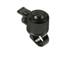 Sonerie din aluminiu cu percutie pentru bicicleta - Negru