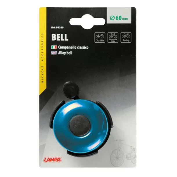Aluminium traditional bell - Blue