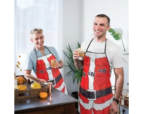 Kitchen apron - xmas - man