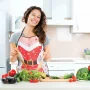 Kitchen apron - xmas - woman