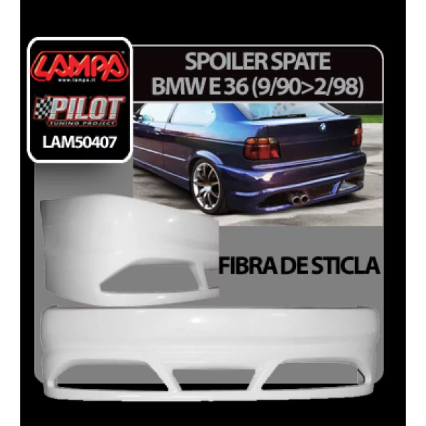 Spoiler spate BMW E36 Compact (9/90-2/98)