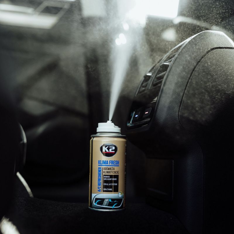 Spray pentru curatat si dezinfectat sistemul de aer conditionat, K2 KLIMA FRESH, 150ml, Coacaz thumb