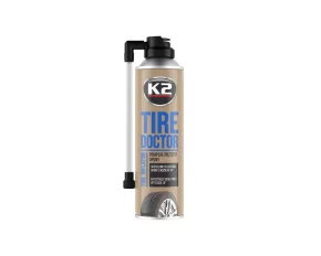 K2 Tire Doctor gumiabroncs felfújó és javító spray, 400ml