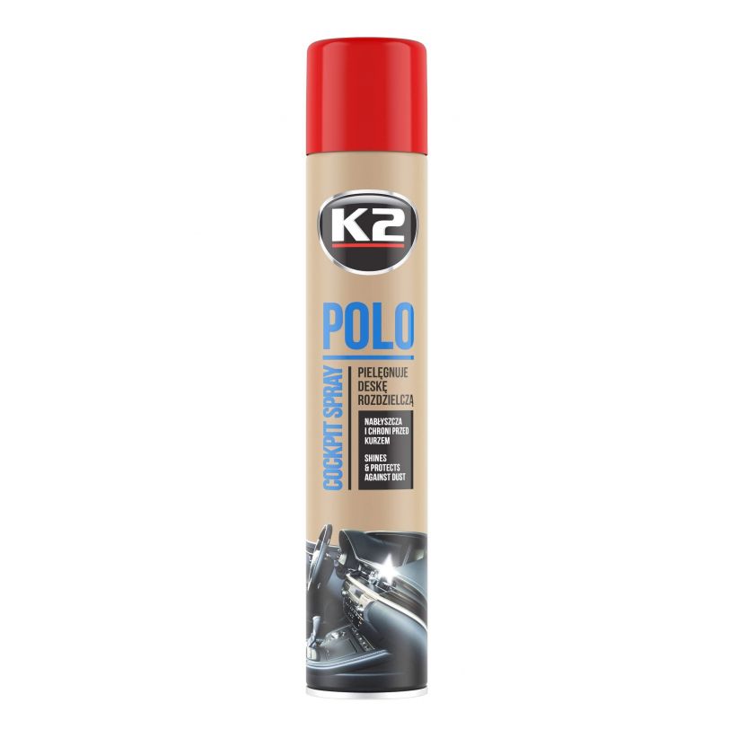 K2 Polo szilikon műszerfal spray 750ml - Eper thumb