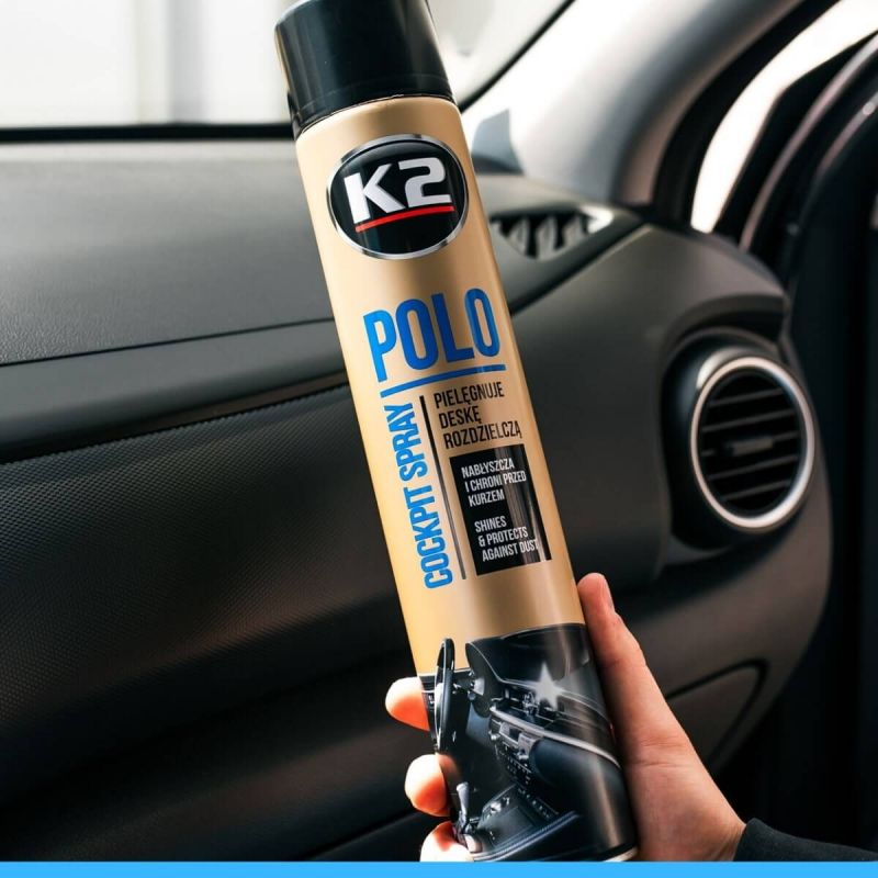 K2 Polo szilikon műszerfal spray 750ml - Eper thumb