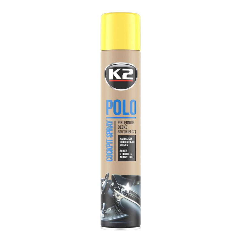 K2 Polo szilikon műszerfal spray 750ml - Citrom thumb