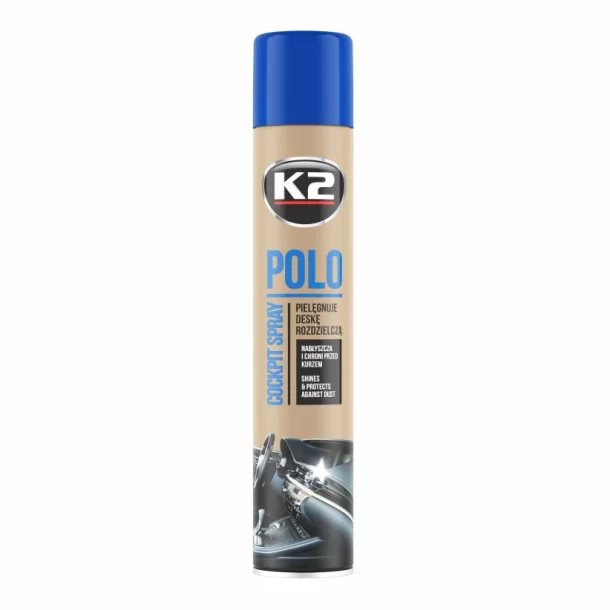 K2 Polo szilikon műszerfal spray 750ml - Levendula