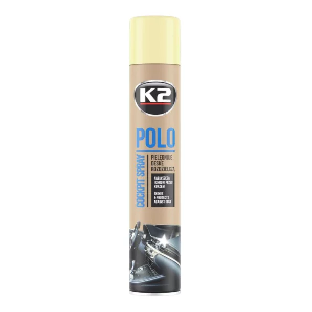 K2 Polo szilikon műszerfal spray 750ml - Vanilia