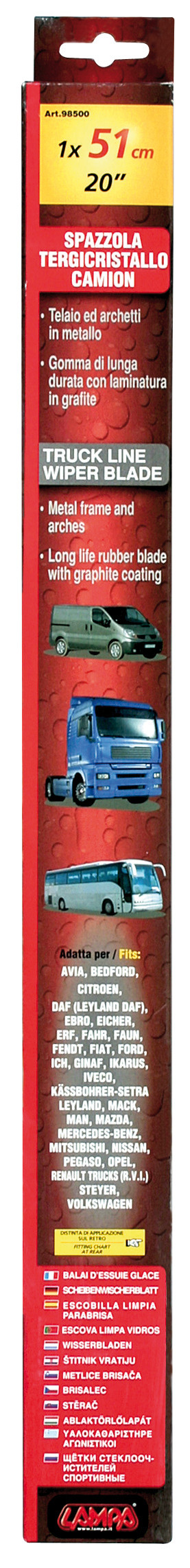 Optimax Truck Line ablaktörlő lapát 1db - 51cm (20") thumb