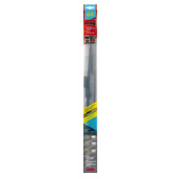 Optimax, truck line wiper blade with nozzle 1pcs - 65cm (26&quot;)
