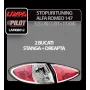 Alfa Romeo 147 3/5 ajtós (1/01&gt;11/04) krómos tuning stoplámpa