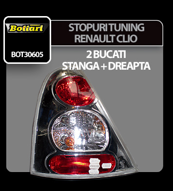 Renault Clio (98-01) krómos tuning stoplámpa thumb