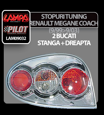 Renault Megane Coach (9/99-9/03) krómos tuning stoplámpa thumb