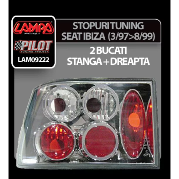 Stopuri tuning Seat Ibiza (3/97-8/99) - Cromate