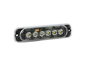 Stroboszkóp multifunkciós 6LED 12/24V - Narancssárga