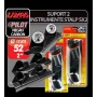 Suport 2 instrumente stalp SX2 (52mm) - Negru - Dreapta