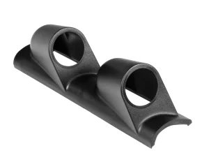 2 holes side post gauge pod SX2 (52 mm) - Black - Right