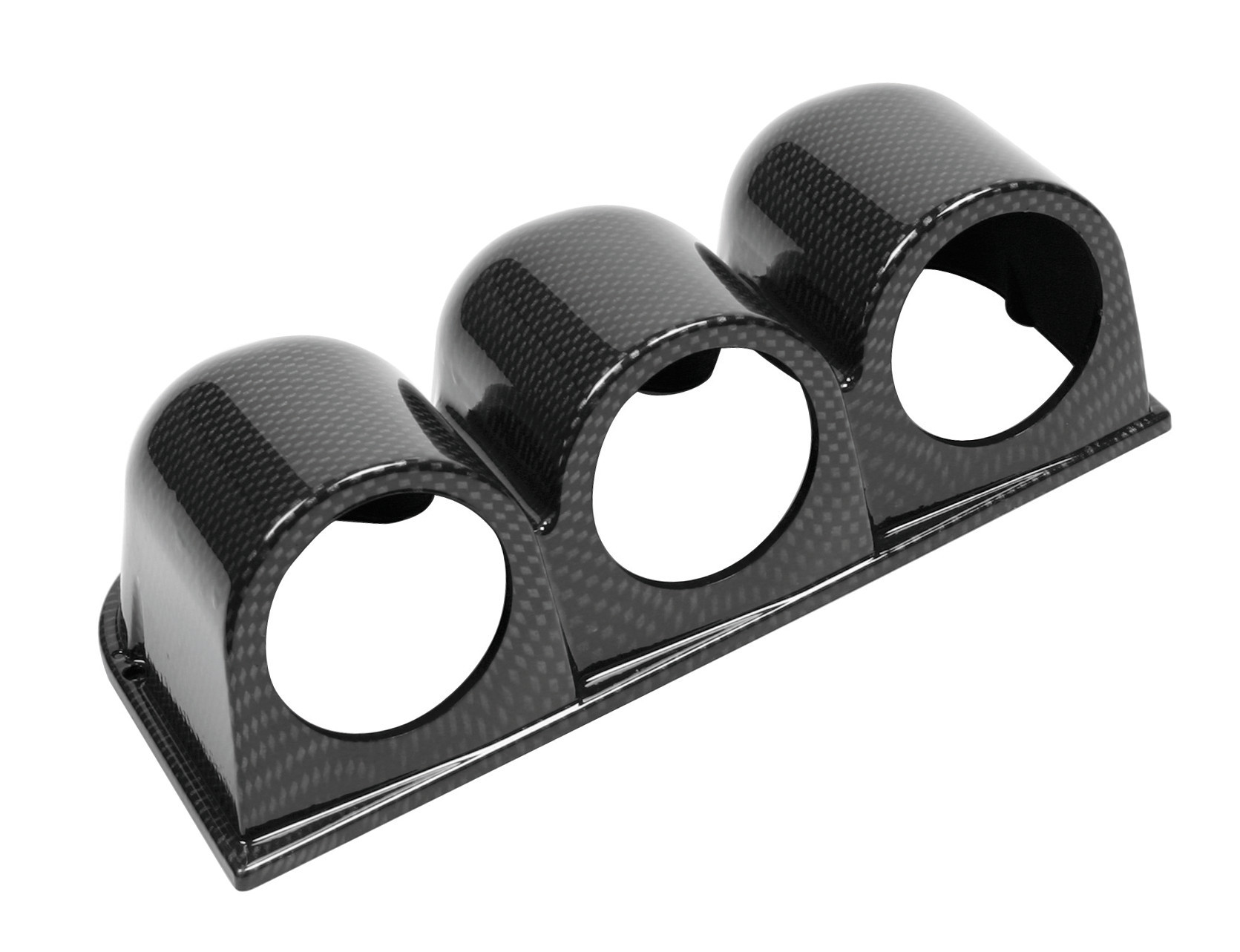 Suport 3 instrumente bord X3 (52mm) - Carbon thumb
